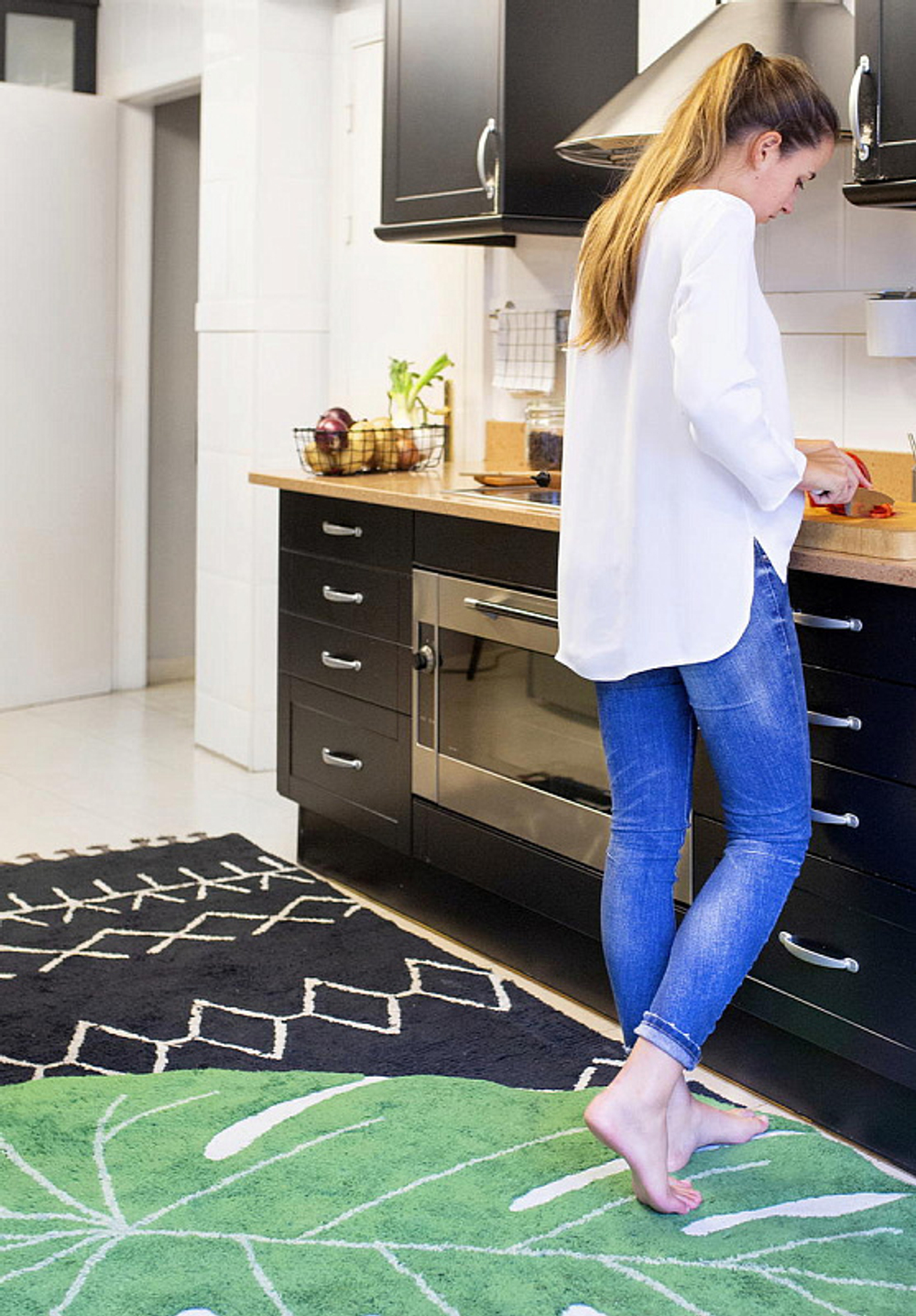 Ковер Lorena Canals Берберский черный 140х200 см