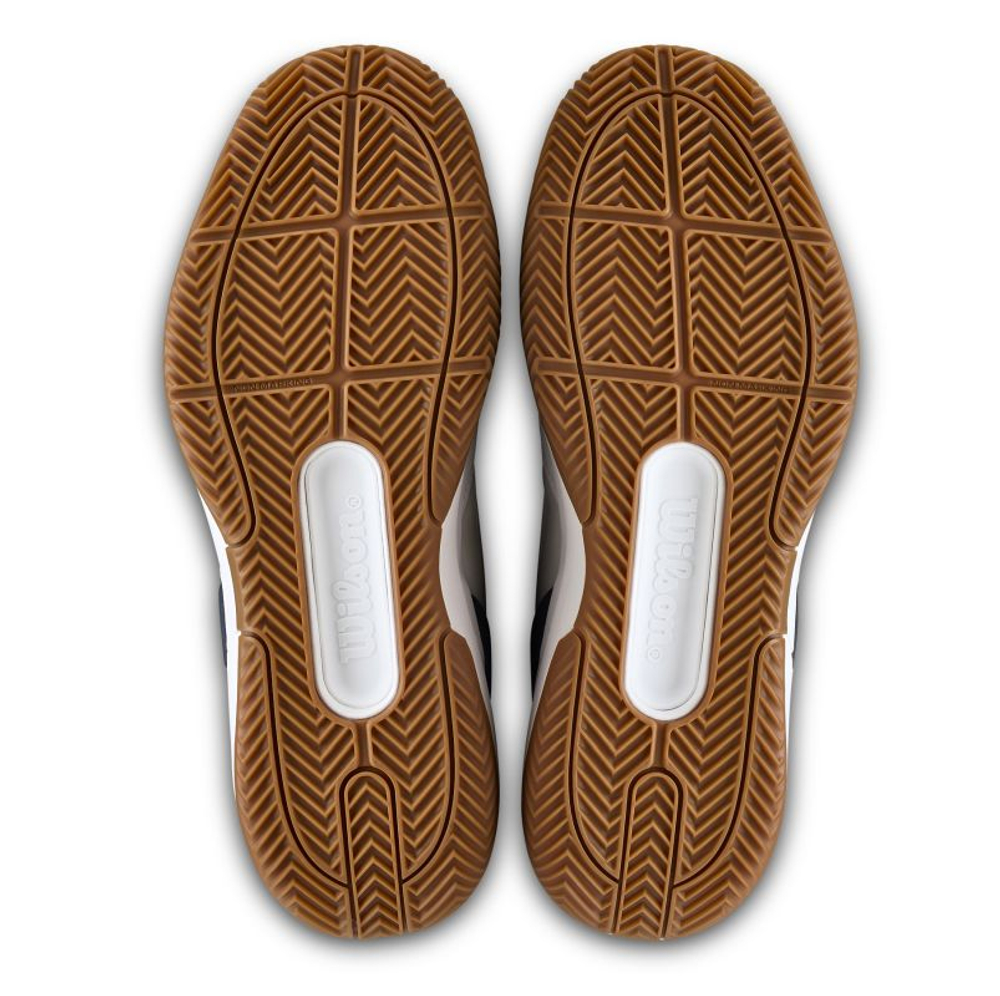 Мужские кроссовки теннисные Wilson Rush Pro 5 Clay - white/navy blazer/gum1a