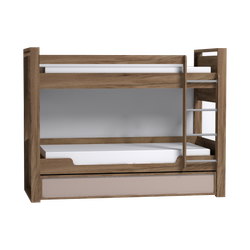 Кровать двухъярусная Nature 90 90х190, дуб табачный