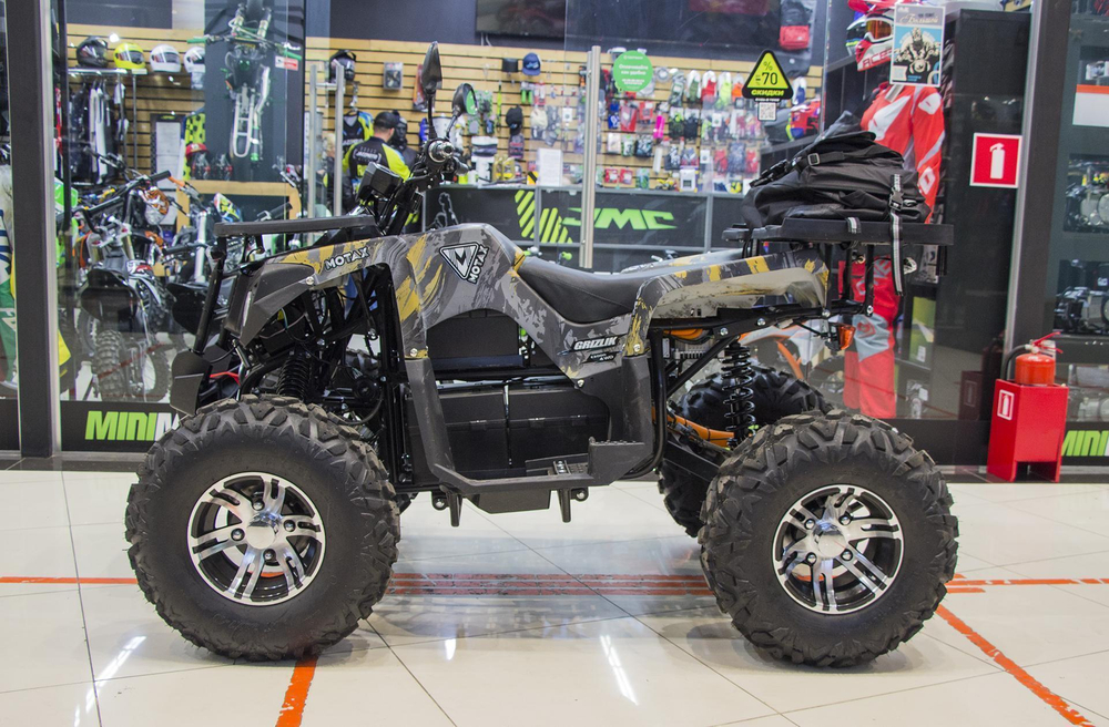 MOTAX ATV Grizlik E3000 черно-зеленый/камуфляж