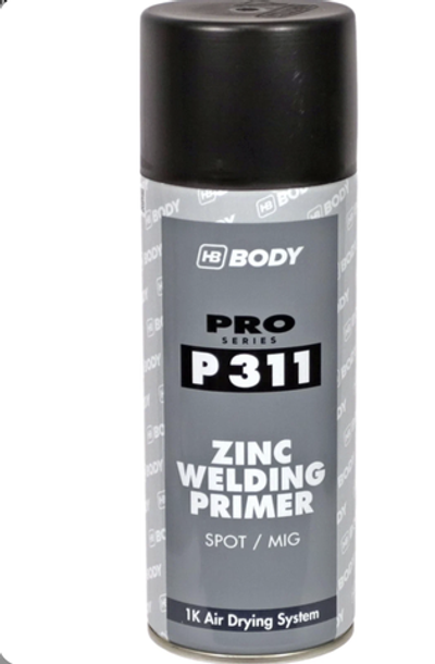 BODY 425/P311 ZINC SPOT Грунт токопроводящий 1K (0,4) черный аэрозоль