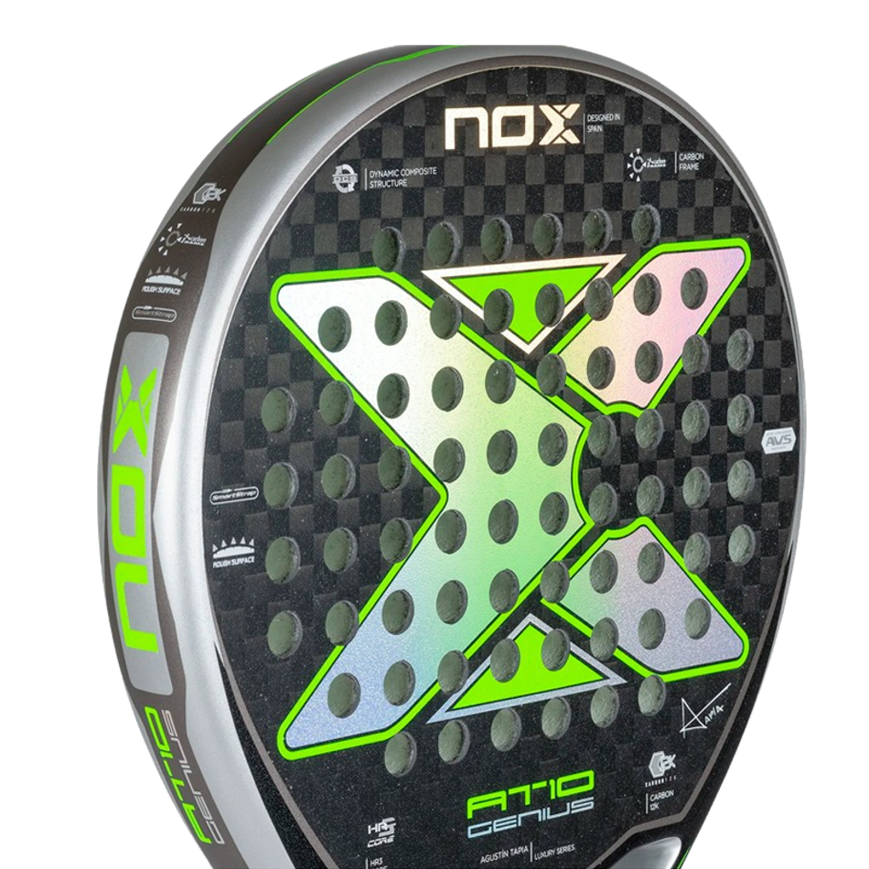 Ракетка для падел NOX AT10 Genius 12K Limited Edition Tapia Reissue 2025 контроль карбон