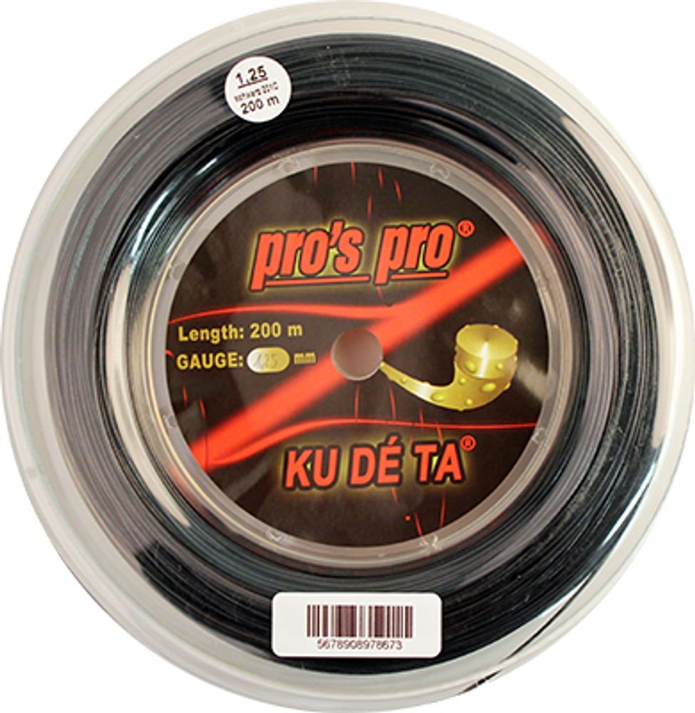Струны теннисные Pro&#39;s Pro Kudeta (200 m) - black