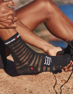 Носки Run Ultralight High v4 Black-Red