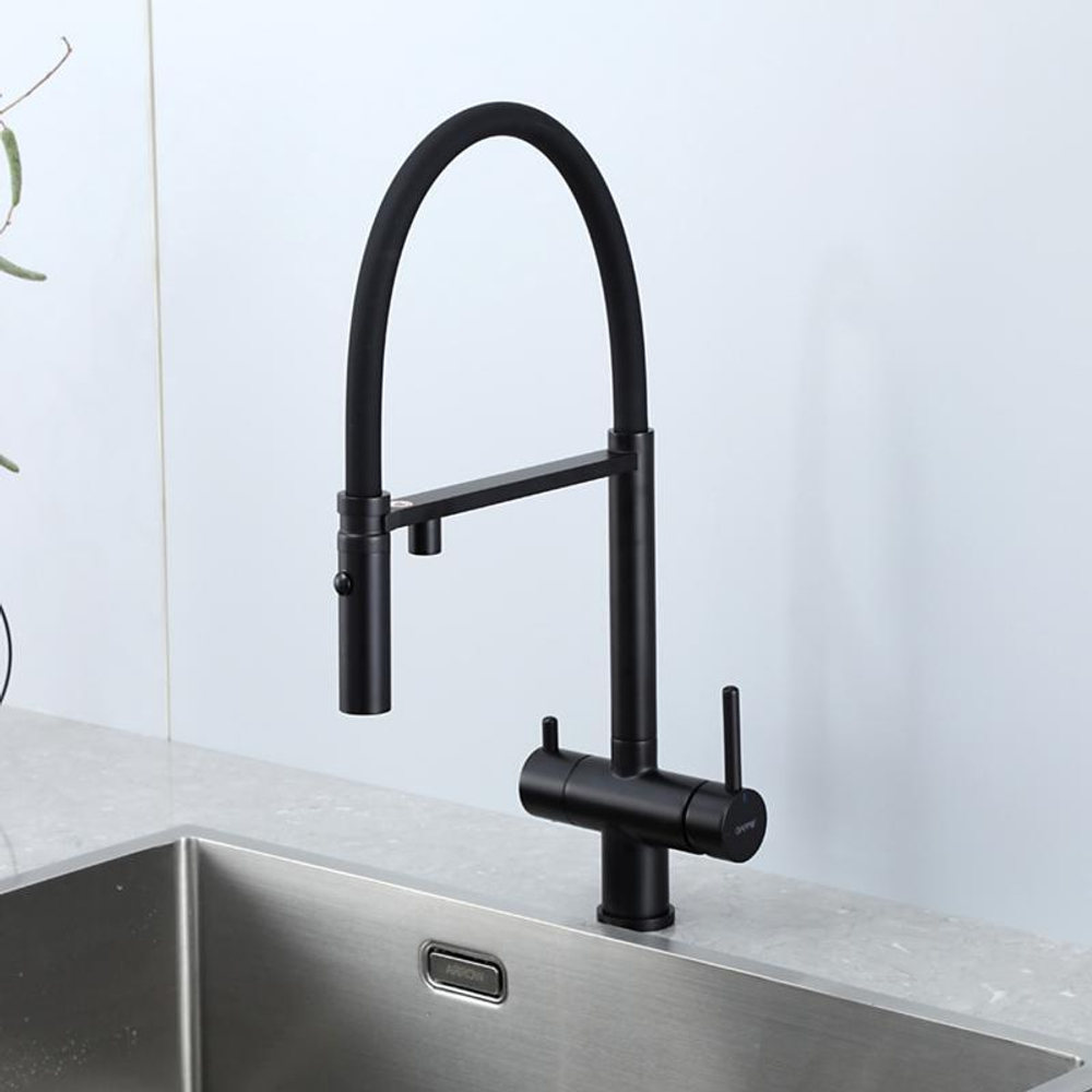 Смеситель для кухни с гибким изливом Gappo G4397-86