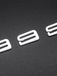 Крючок Arta-F, 15 мм, металл, белый 001