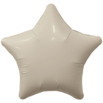 Шар фольгированный Звезда 76 см (Бежевый)
