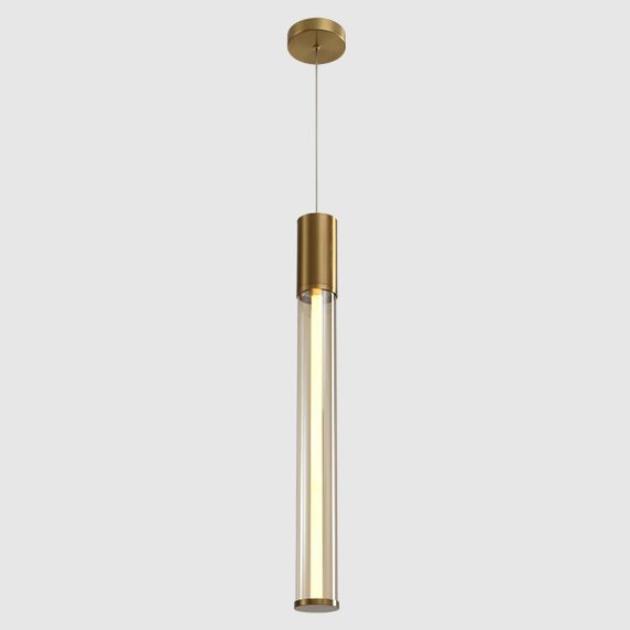 Подвесной светодиодный светильник Crystal Lux Lineup SP11W Led Brass