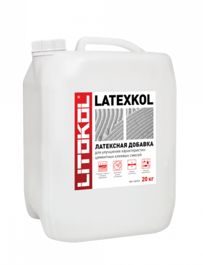Латексная добавка для клея LATEXKOL - м  20 кг, Litokol