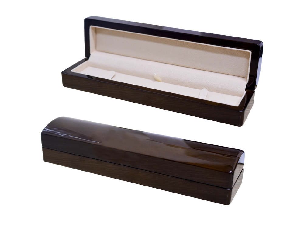 Футляр под цепочку/браслет (коричневый, дерево глянец)