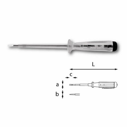 321 FL Отвертка удлиненная для проверки фаз с напряжением 90-480 В, USAG (Италия)