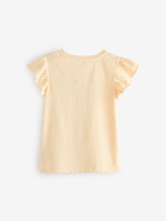 Футболка для девочки Next E44-336, 4 шт., Розовый, Голубой, Белый