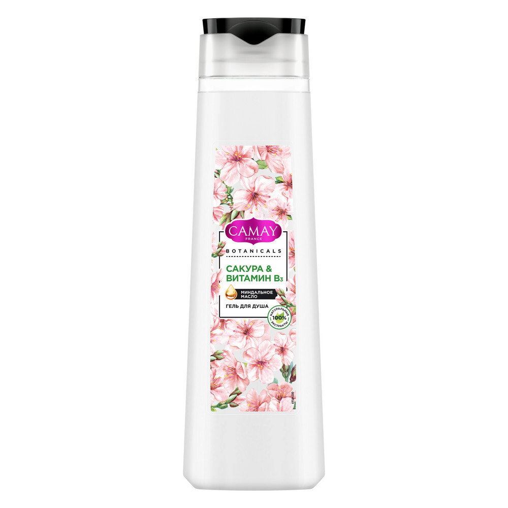 Camay Гель для душа Botanicals Японская сакура, 400 мл