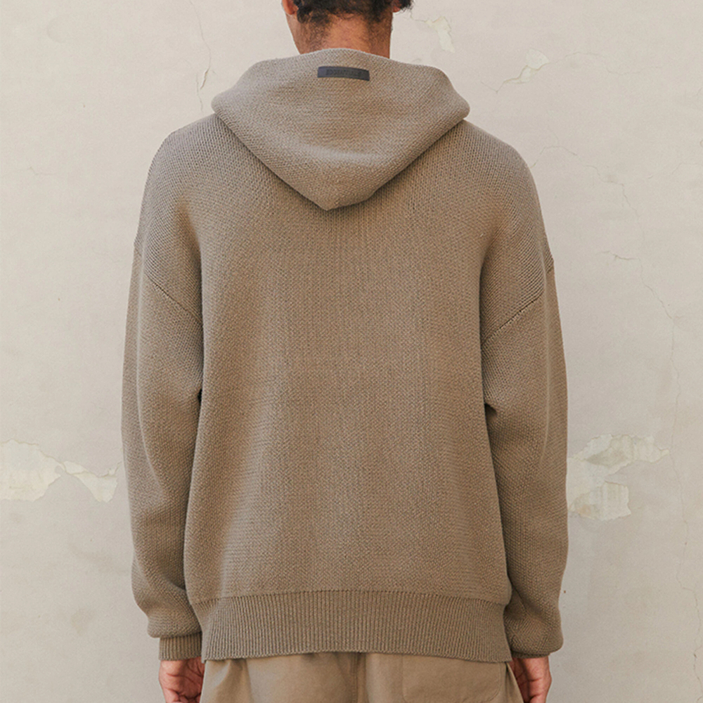 Толстовка Fear of God Essentials FW21 Knit Pullover Harvest Logo, FOG-FW21-014