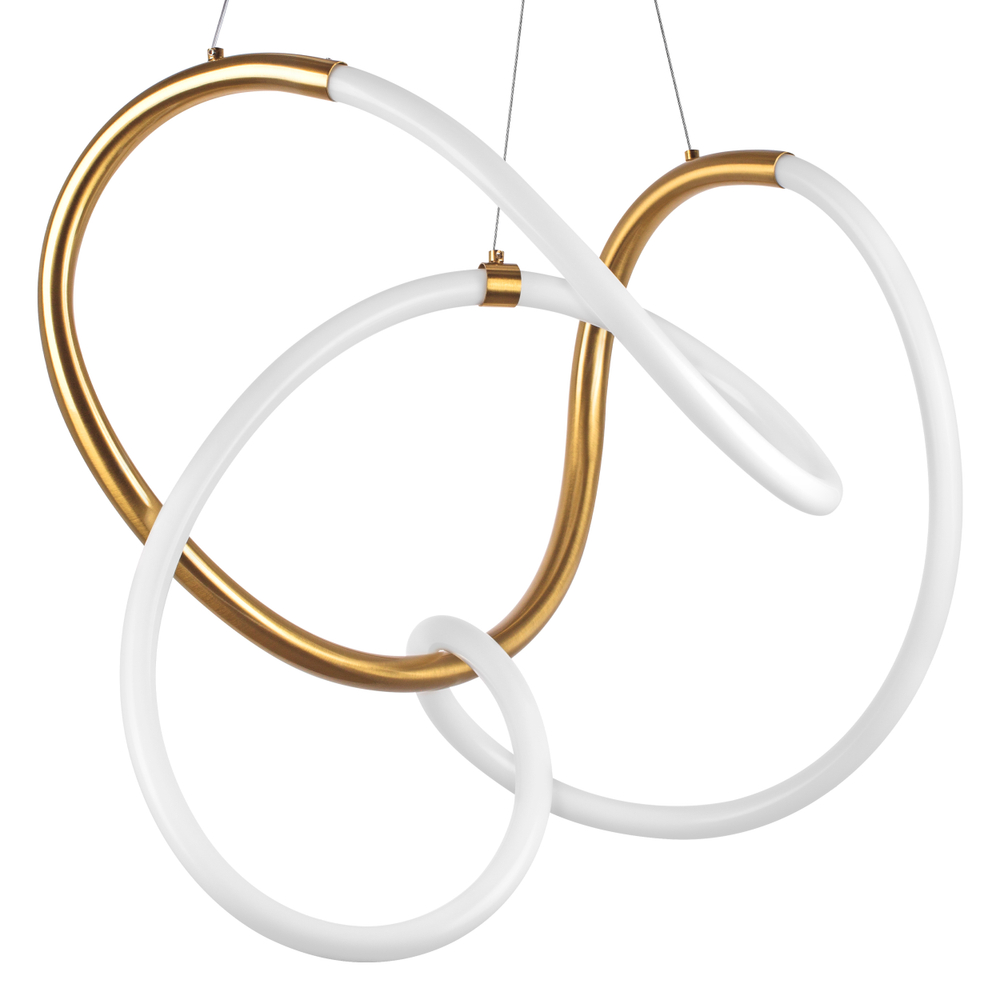 637063 Люстра CORINTO 30W LED 2680LM ЗОЛОТО 3000K IP20