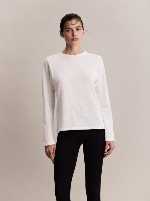 Лонгслив Robbie Longsleeve White in Cotton