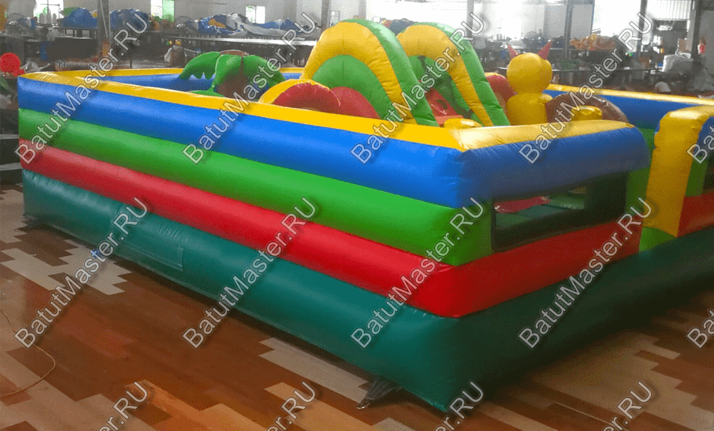 Надувной батут "Гусеничка"