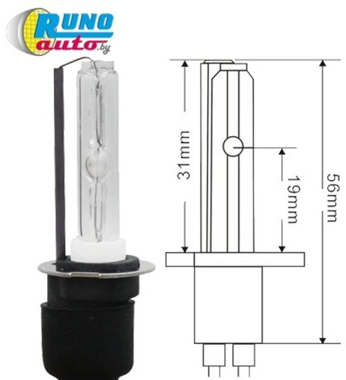 Лампа ксеноновая H3 (AMP)