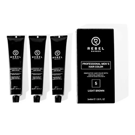 Профессиональная мужская краска для волос Light Brown (5)