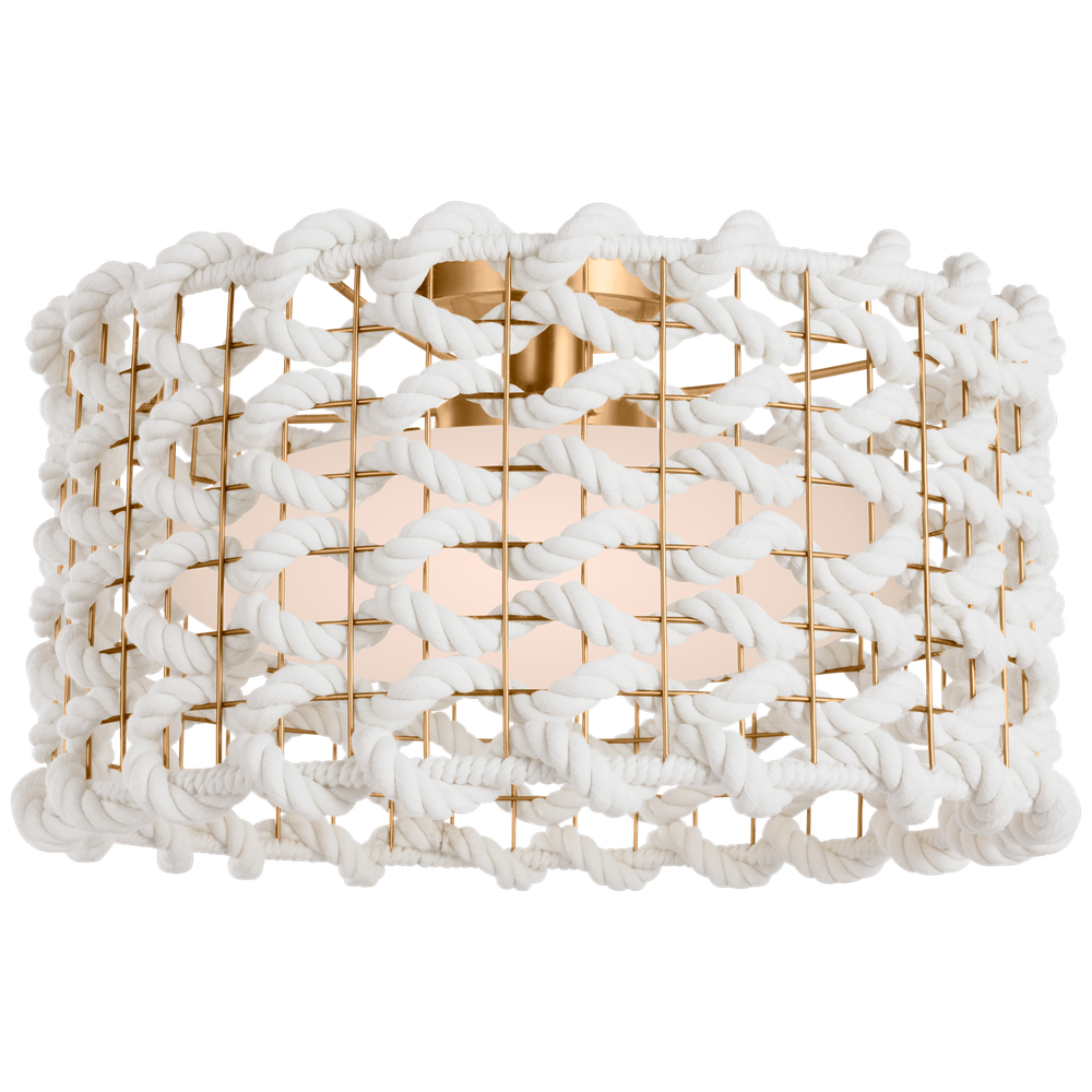 Потолочный светильник Visual Comfort Catania 17" Woven Flush Mount