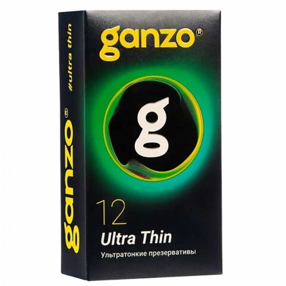Презервативы ультратонкие Ganzo Ultra Thin 12 шт.