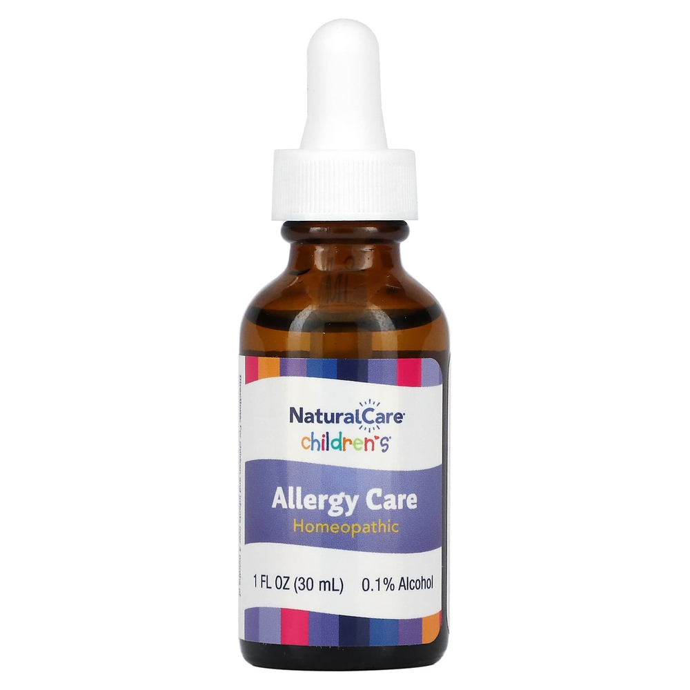 NaturalCare, средство от аллергии для детей, от 4 месяцев, жидкие капли, 30 мл (1 жидк. унция)