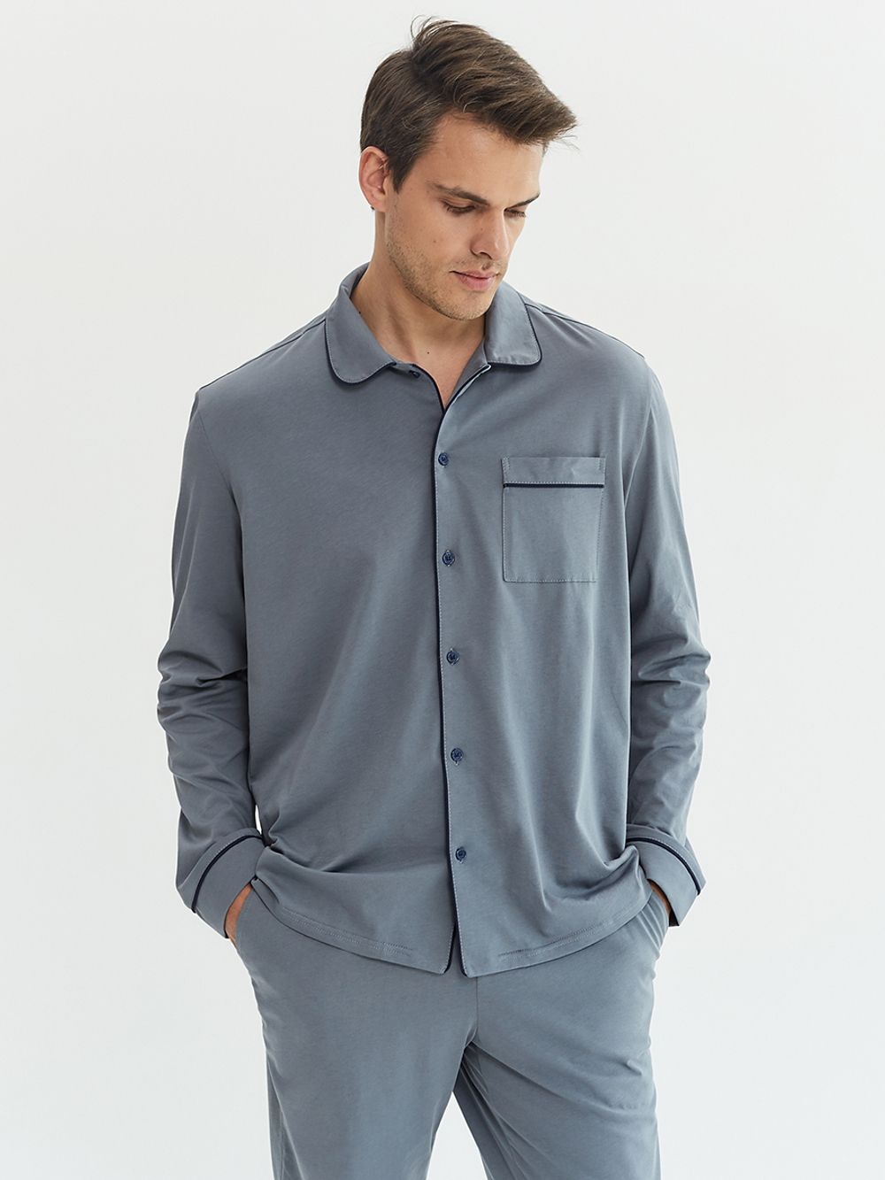 Пижама мужская Ihomewear Classic Men Gray