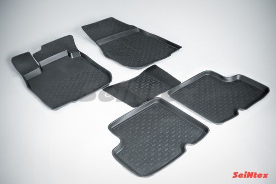 Резиновые коврики в салон Renault Logan (2004-2016) "Высокий борт"