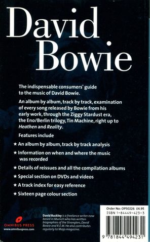 David Bowie: The Complete Guide To His Music / David Buckley