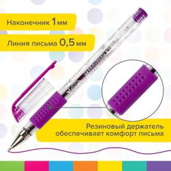 Ручки гелевые с грипом АРОМАТИЗИРОВАННЫЕ, НАБОР 20 ЦВЕТОВ, "FRUITS", линия письма 0,5 мм, BRAUBERG KIDS, 143824