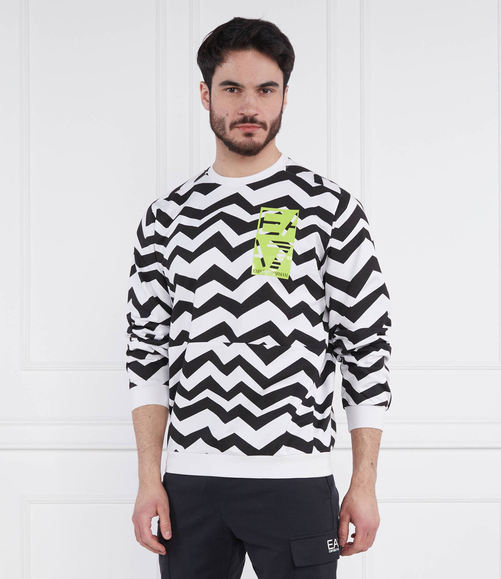 Худи EA7 - белый(3RPM54 PJ05Z)