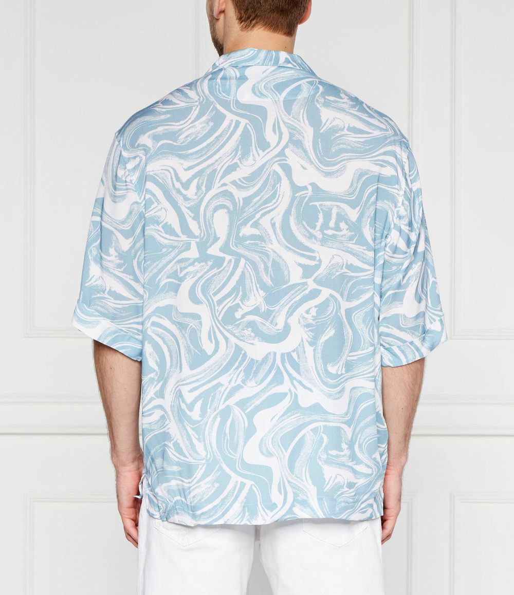 Рубашка Lapis_3 BOSS ORANGE - голубой(50514572)