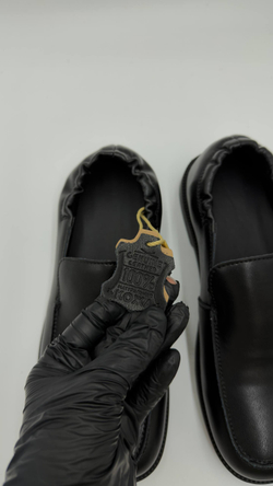 Туфли женские натуральная кожа артикул 5507-1 цвет "чёрный"