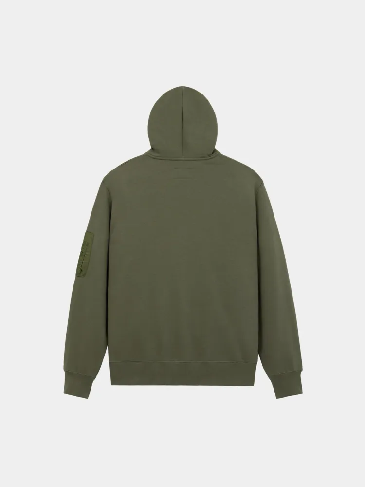Толстовка Alpha Industries Utility Pocket Hoodie OG-107 (Зеленый)