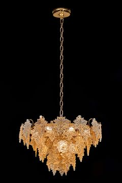 Подвесная люстра 12*Е14 LE3002/600 GD золото Erable Leon