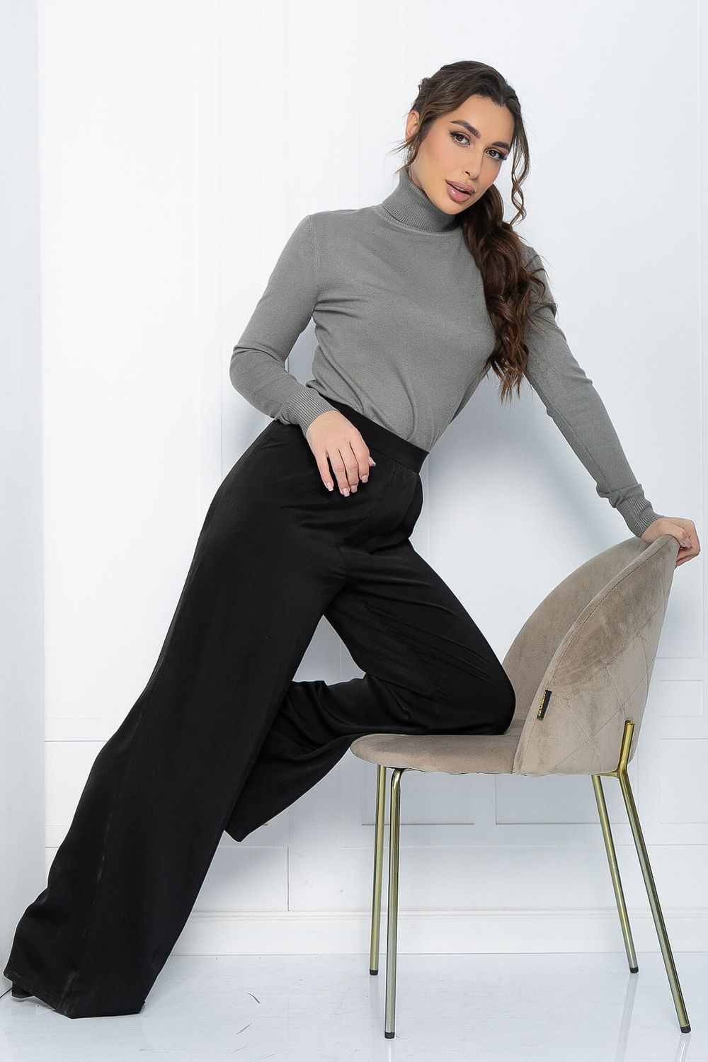 Водолазка Зимняя история (хаки) Б14529-20М LT Collection