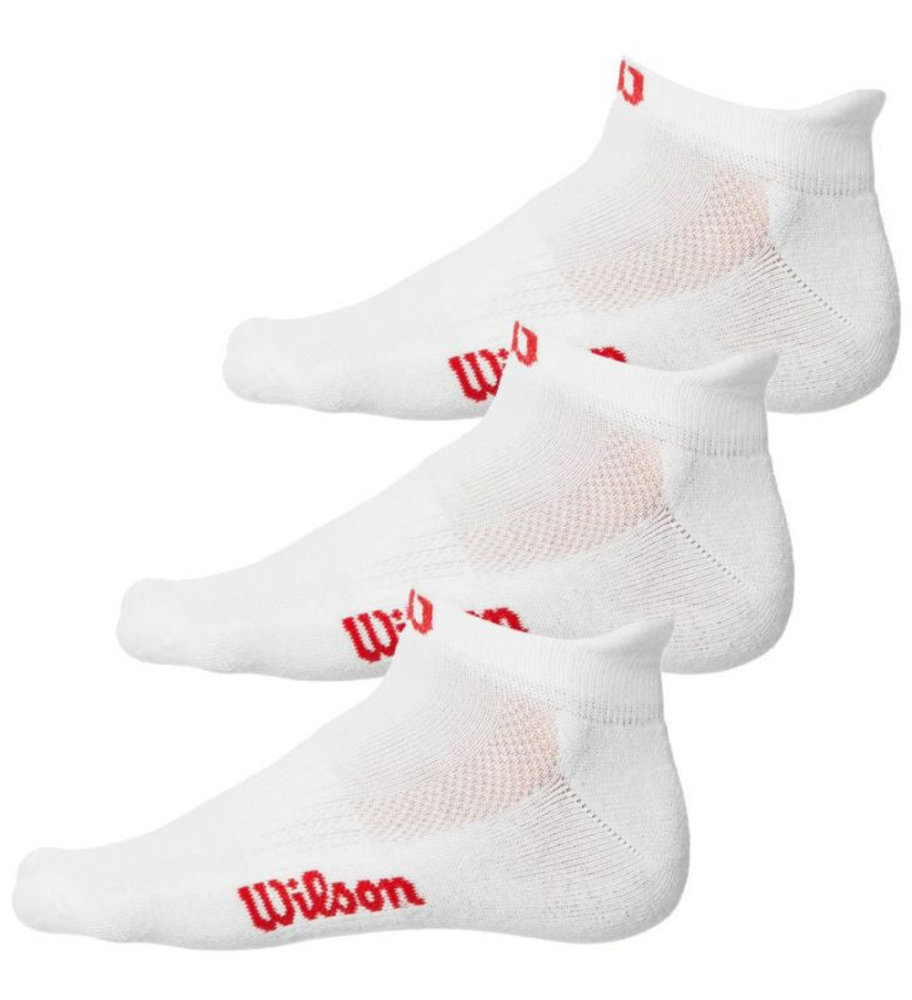 Теннисные носки Wilson No Show Sock 3P - белый