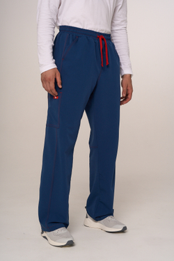 Брюки медицинские мужские Гекай, индиго