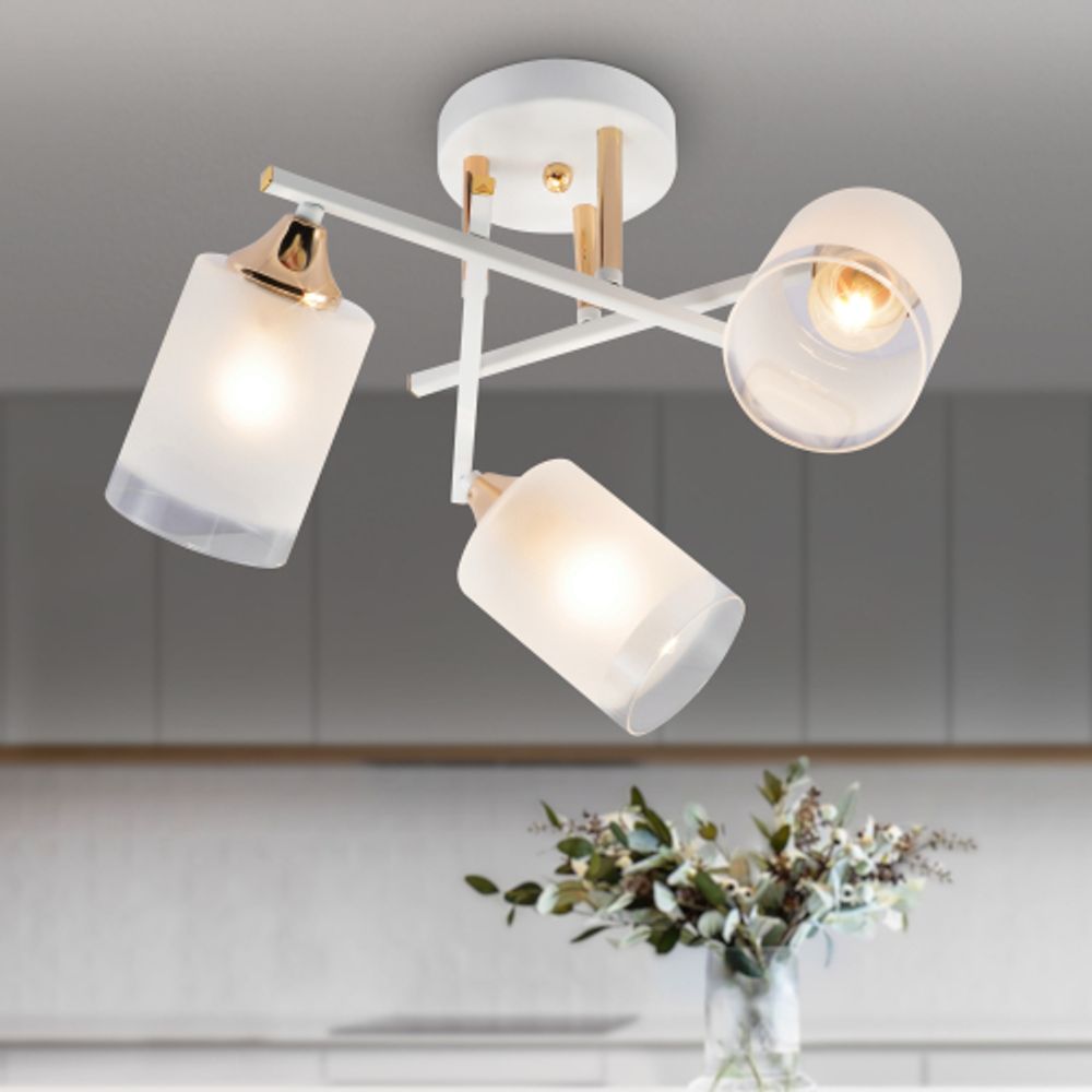 Люстра Rivoli   3162-303 3 х Е27 60 Вт модерн