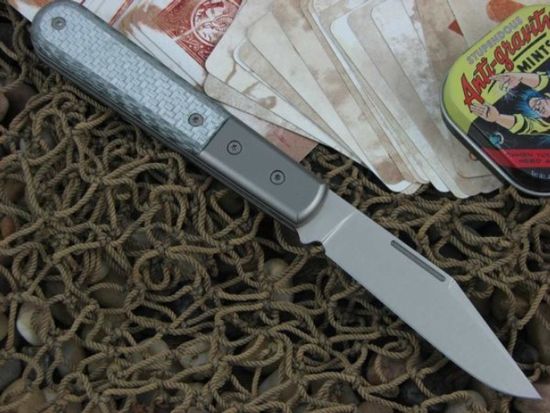 Складной нож Lion Steel "BARLOW" L/CK0112 CW c клинком из стали Böhler M390 Microclean®, рукоять карбон