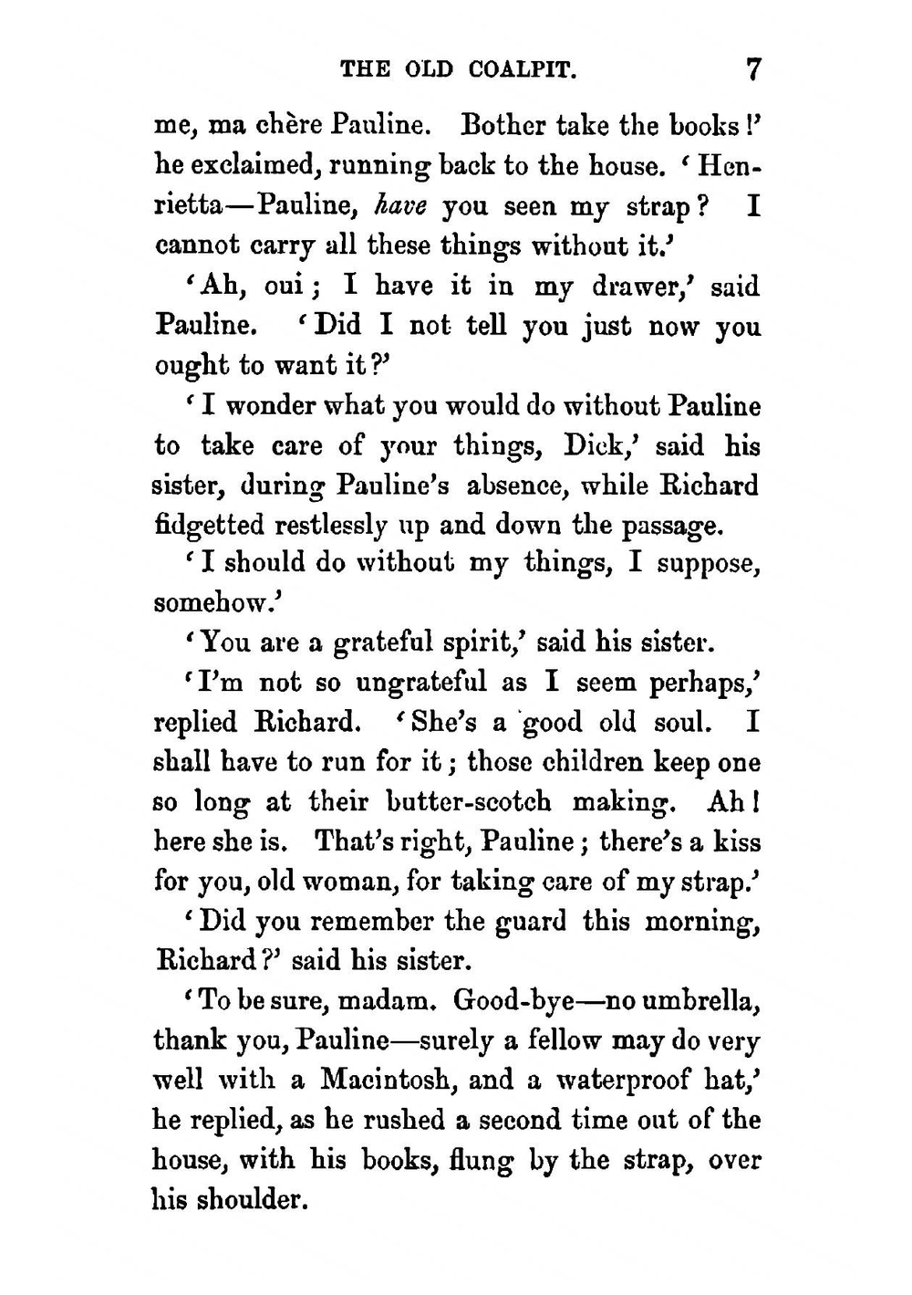 The Old Coalpit. Or, the Adventures of Richard Boothby in Search of His Own Way | Emily Juliana May