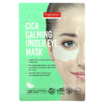 Purederm, Cica успокаивающая косметическая маска под глазами, 30 предварительно увлажненных тканевых масок