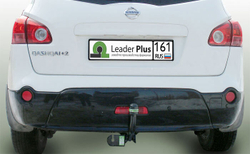 Фаркоп Лидер-Плюс для NISSAN QASHQAI, QASHQAI +2 (J10/J11) 2007-2014 / 2014 -2018 / 2019- с электрикой (Smart) и сертифкатом в комплекте арт.(N121-A)