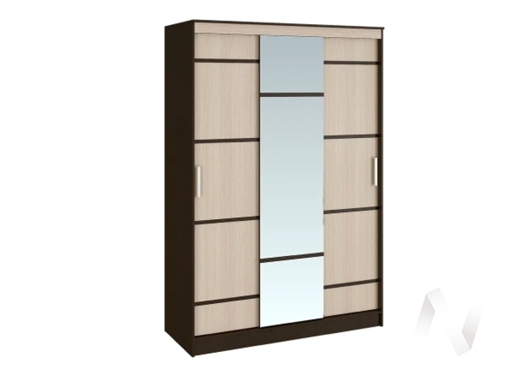 Шкаф-купе 1;5м Спальня Сакура (венге/дуб беленый)