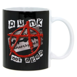 Кружка Punks not dead Анархия на лезвии (410)