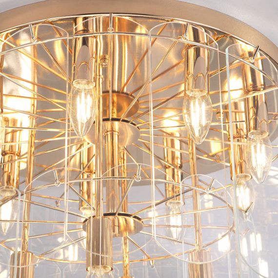 Потолочная люстра Eurosvet Claire 60170 золото Smart