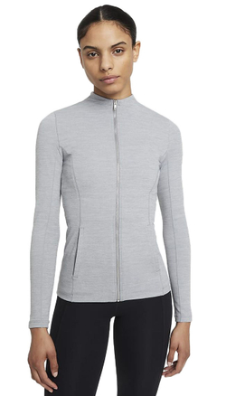 Женская Кофта теннисная Nike Women's Full Zip Jacket W - серый