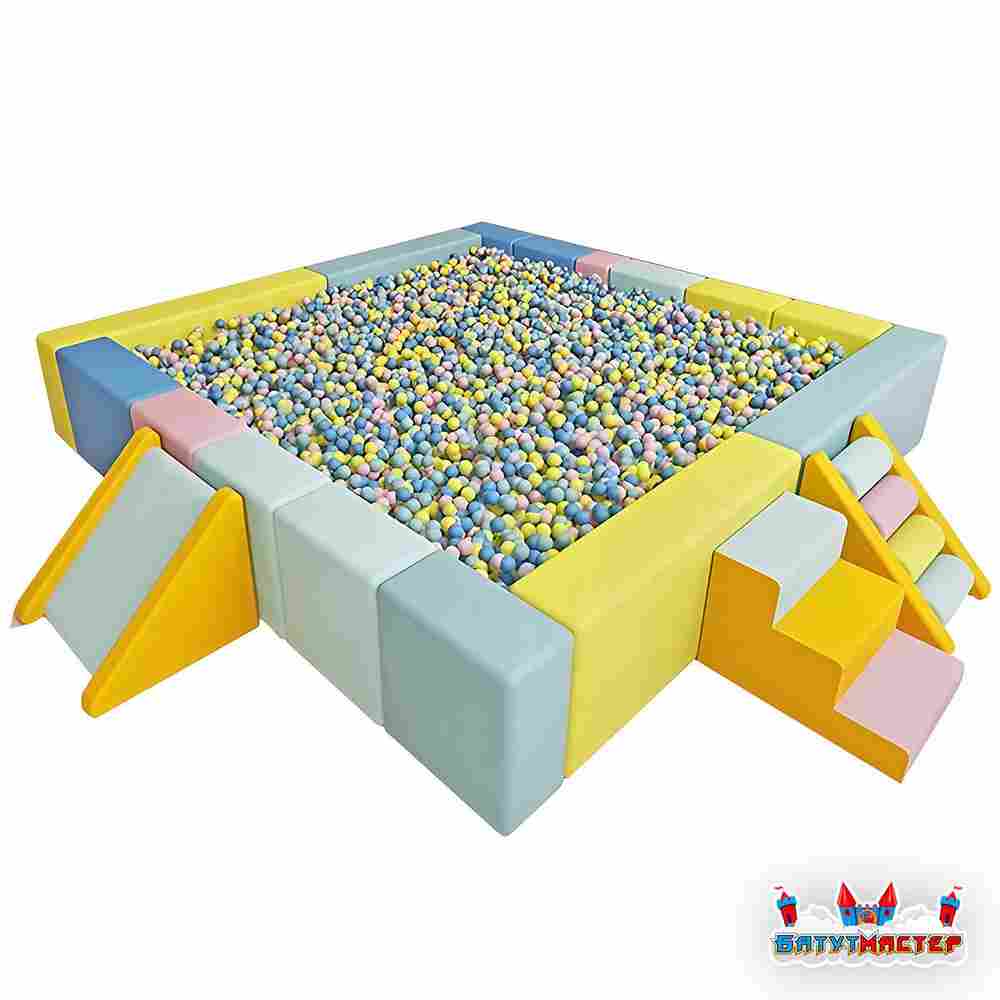 Игровой сухой бассейн «Утренний Луч», 4×4×0,6 м