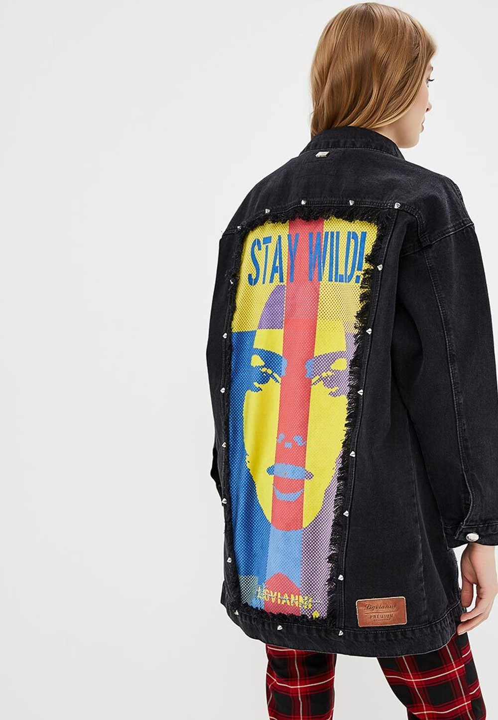 LIGVIANNI Джинсовая куртка Denim Jacket STAY WILD!
