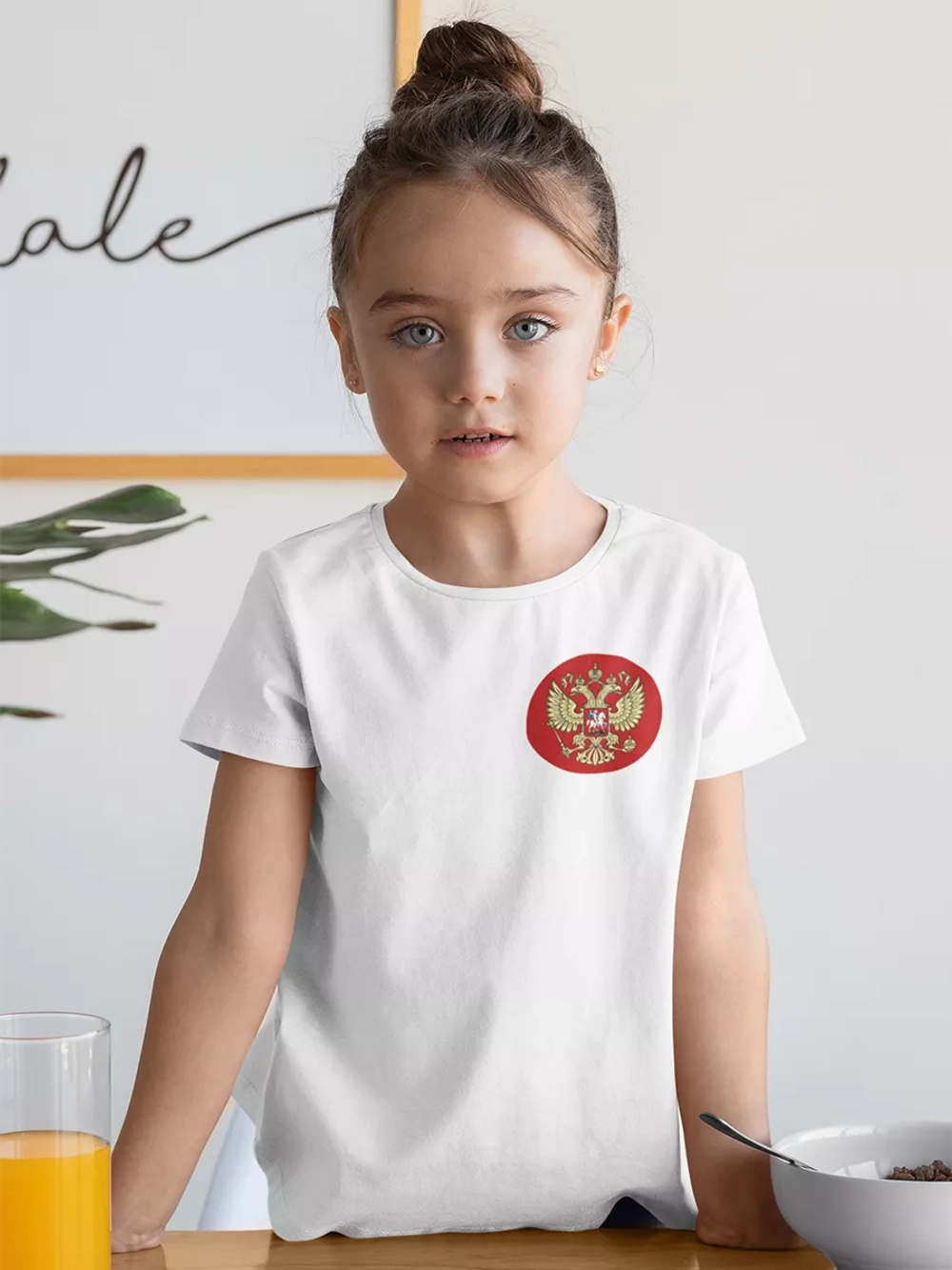 Футболка с гербом России